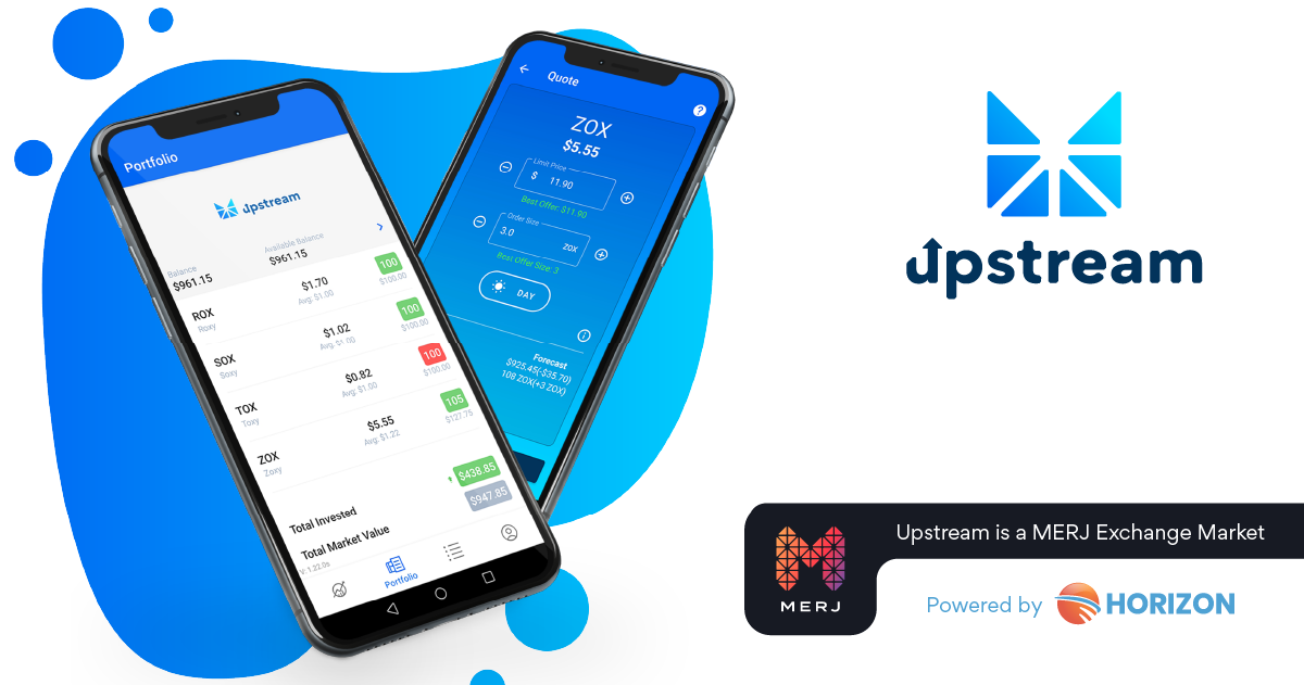 Upstream exchange and trading app is now live
